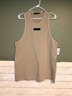 NWT Pacsun Essentials Fear of God Tank Top Mens Medium Heavy Streetwear Workout
